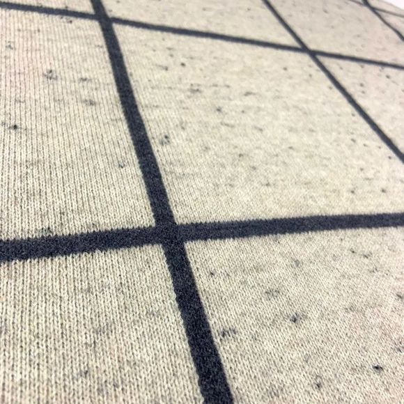 Eileen Fisher Cream and Black Grid Sweater - Picture 5 of 9